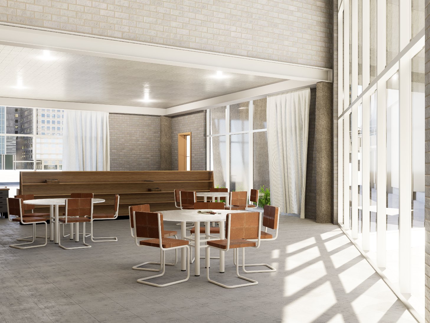 Urban Station project render